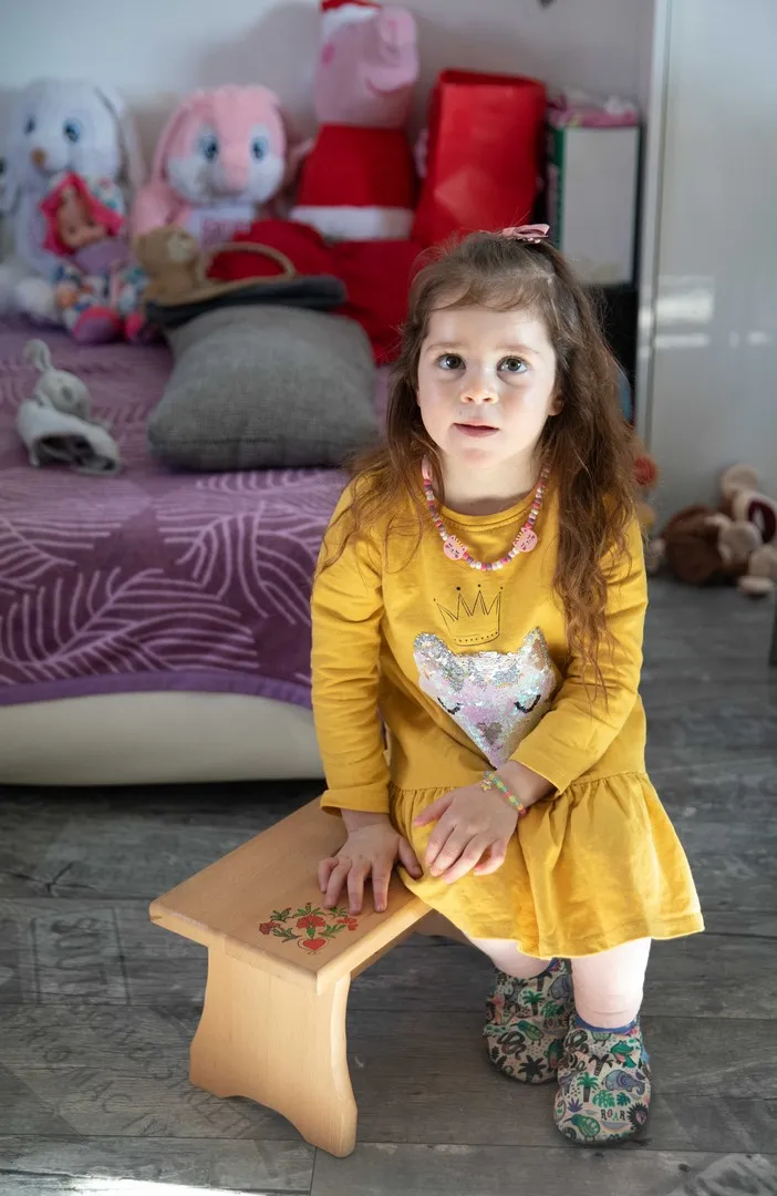 Karolina, a child living with Cockayne syndrome type B