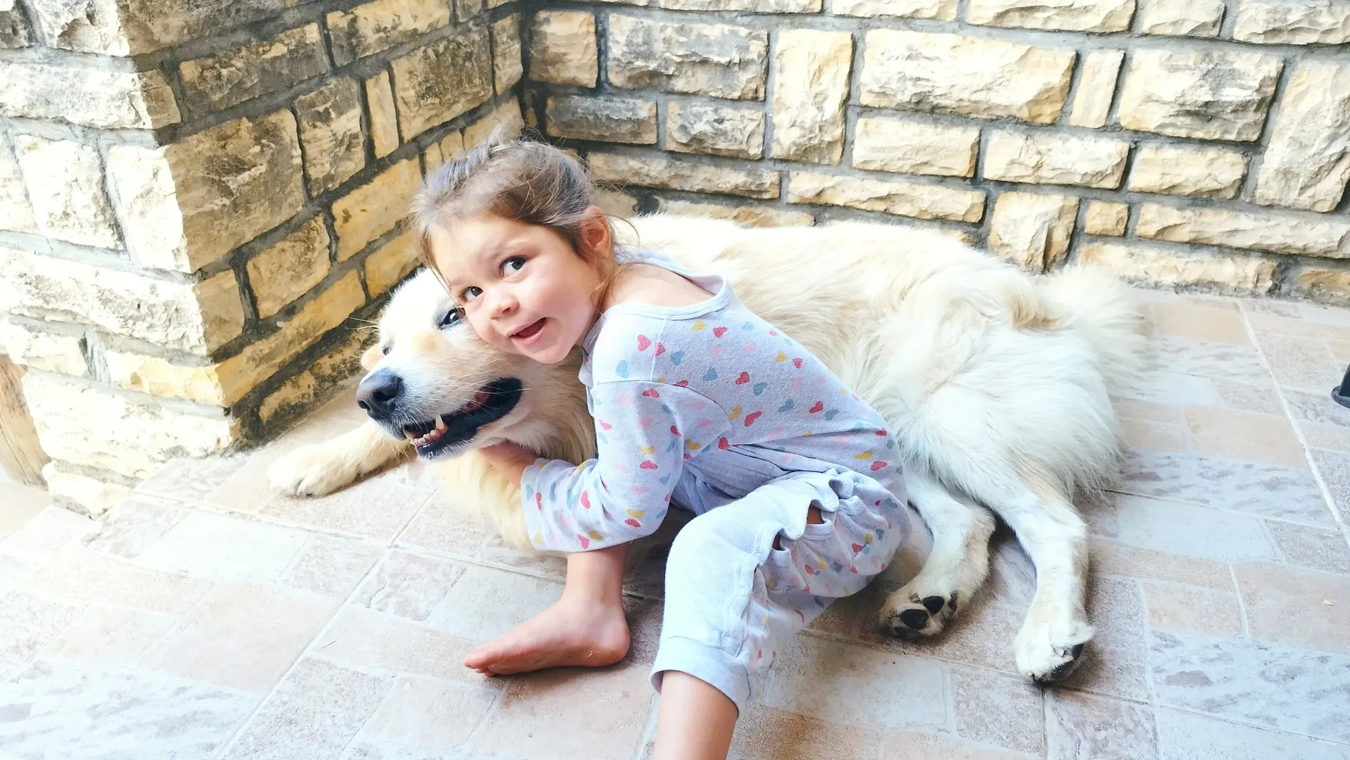 Karolina with Ari, her best friend dog